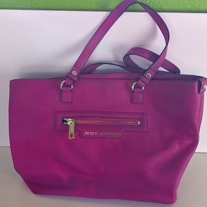 Used Juicy Couture Pink leatherette Tote